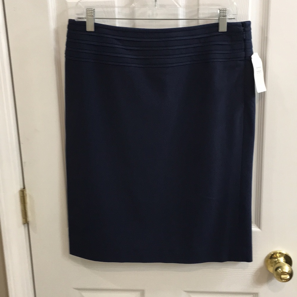 Etcetera navy skirt